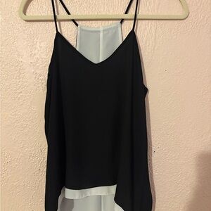 Express Black and White Reversible Layered Camisole